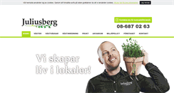 Desktop Screenshot of juliusberg.se