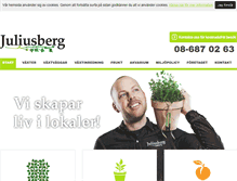 Tablet Screenshot of juliusberg.se